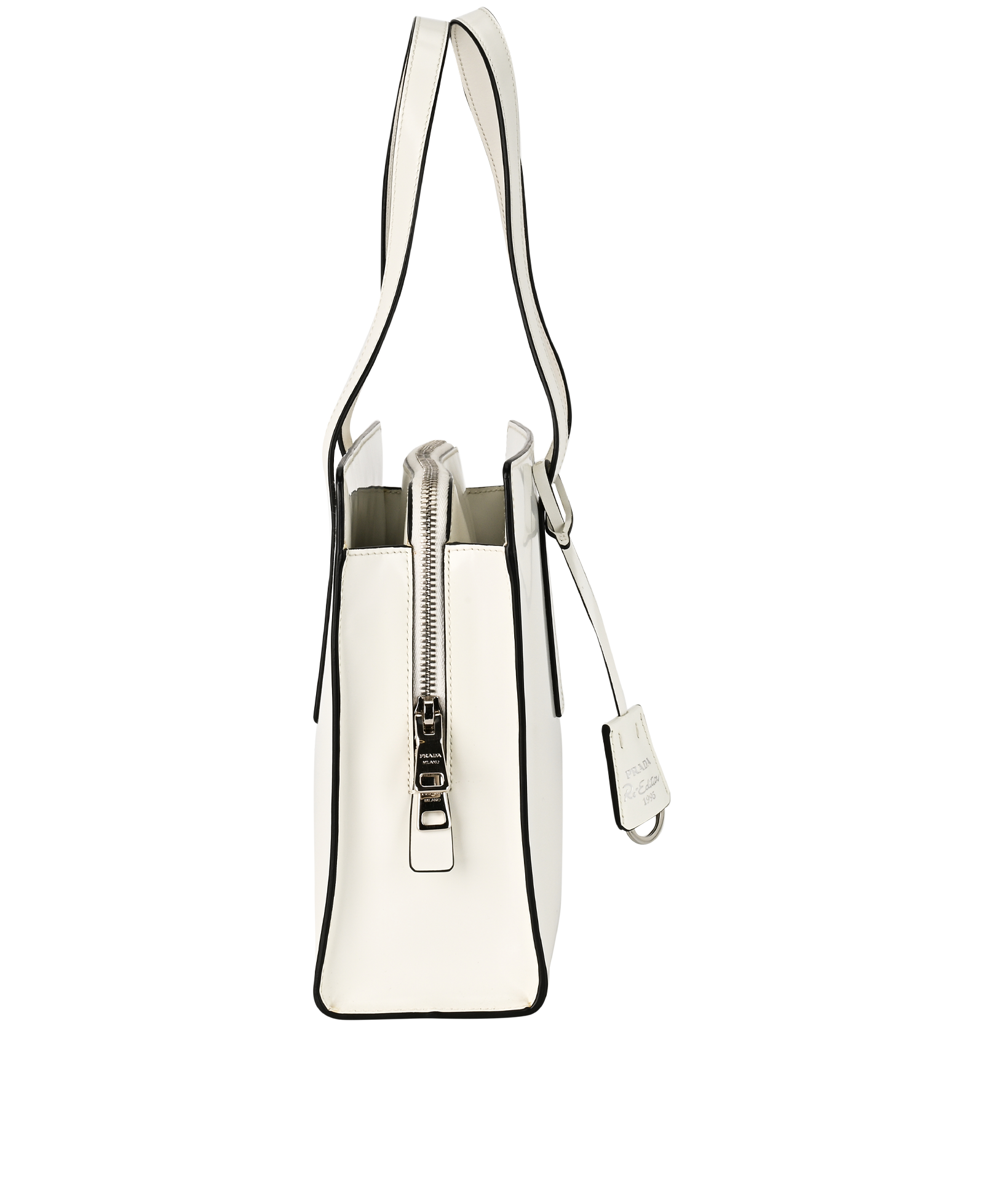 Re-Edition 1995, &pound;950, Handbags, White, Leather, Side view